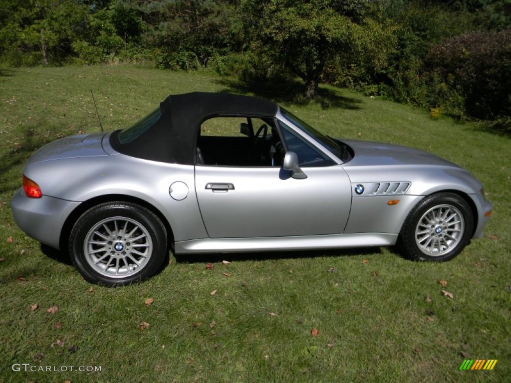 Arctic Silver Metallic 1998 BMW Z3 2.8 Roadster Exterior Photo #85960752