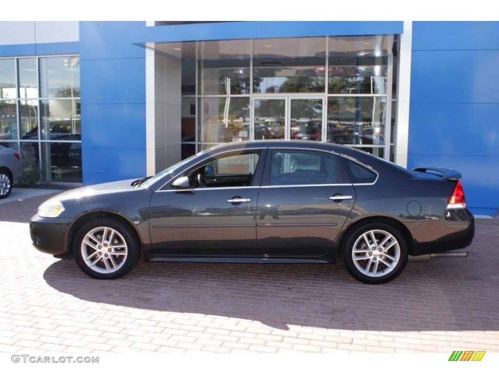 2012 Impala LTZ - Ashen Gray Metallic / Ebony photo #3