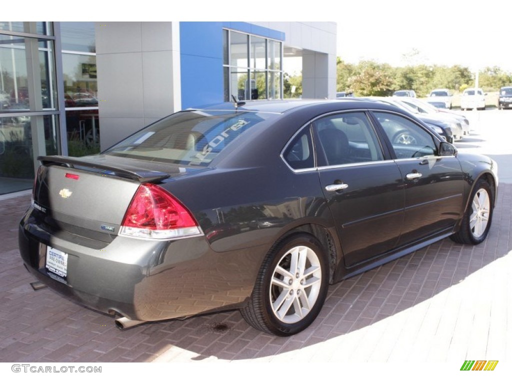2012 Impala LTZ - Ashen Gray Metallic / Ebony photo #12