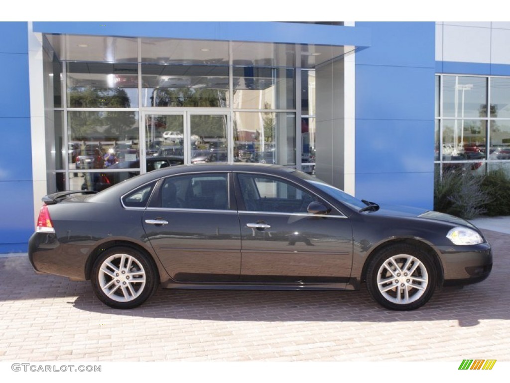 2012 Impala LTZ - Ashen Gray Metallic / Ebony photo #13
