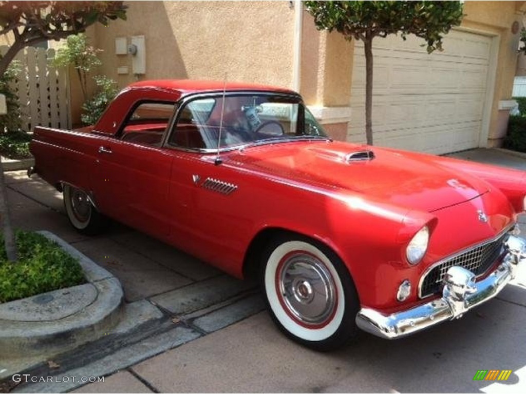 1955 Thunderbird Convertible - Torch Red / Red/White photo #1