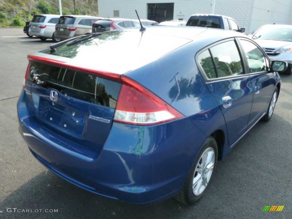 2011 Insight Hybrid EX - Mediterranean Blue Pearl / Gray photo #3