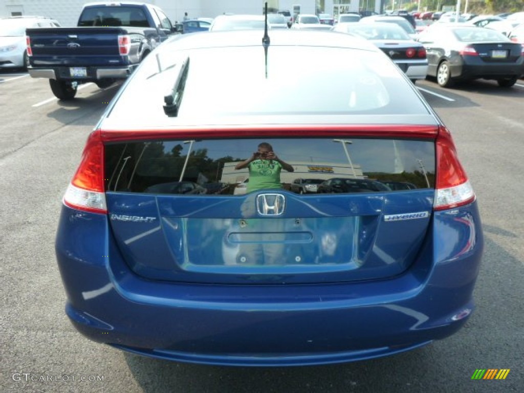 2011 Insight Hybrid EX - Mediterranean Blue Pearl / Gray photo #4