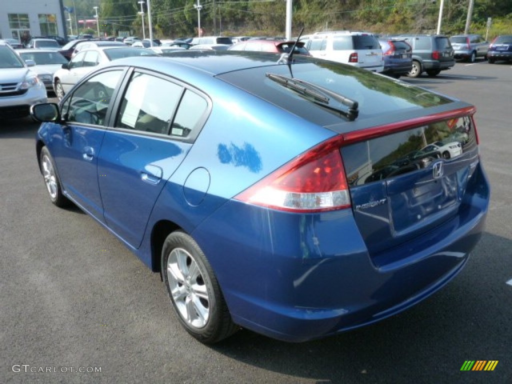 2011 Insight Hybrid EX - Mediterranean Blue Pearl / Gray photo #5