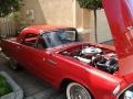 1955 Torch Red Ford Thunderbird Convertible  photo #12
