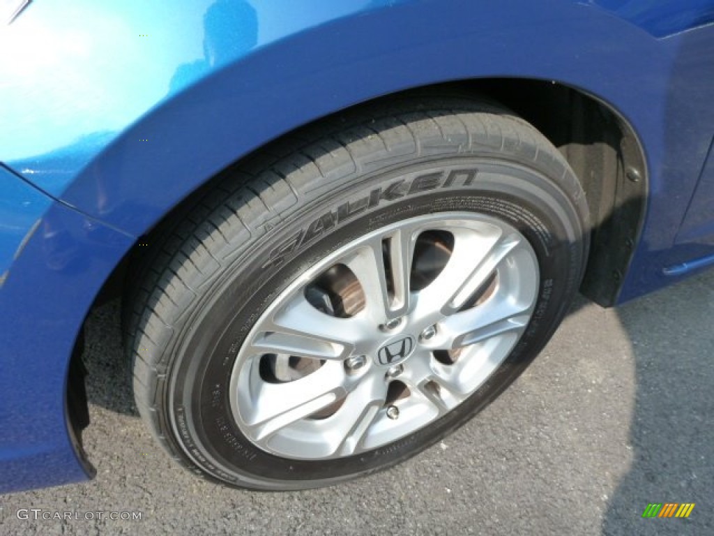 2011 Insight Hybrid EX - Mediterranean Blue Pearl / Gray photo #9