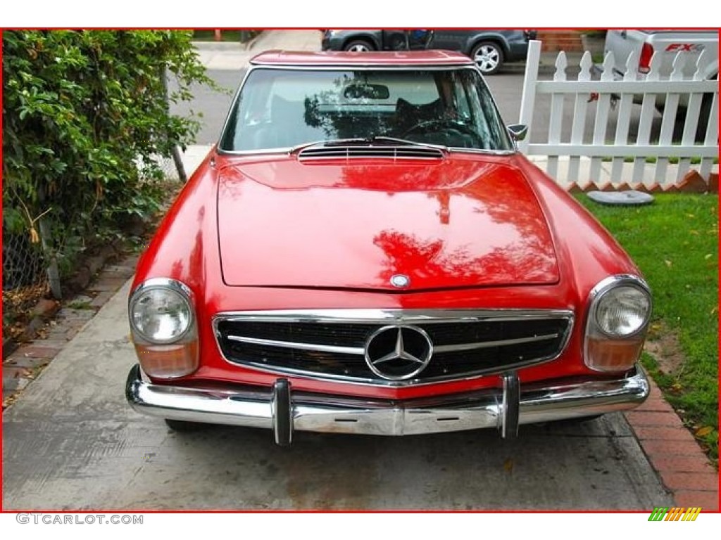1971 SL Class 280 SL Roadster - Signal Red / Black photo #2