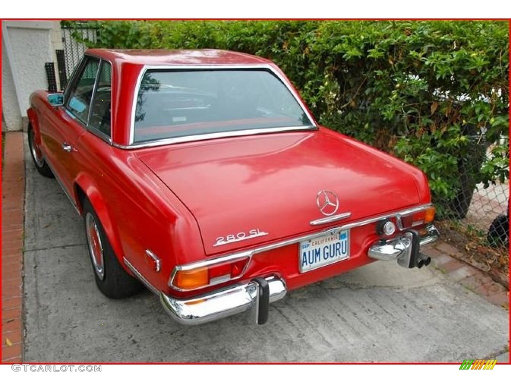 1971 SL Class 280 SL Roadster - Signal Red / Black photo #4