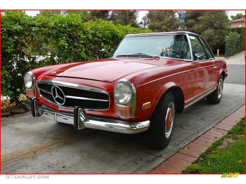 Signal Red 1971 Mercedes-Benz SL Class 280 SL Roadster Exterior Photo #85963200