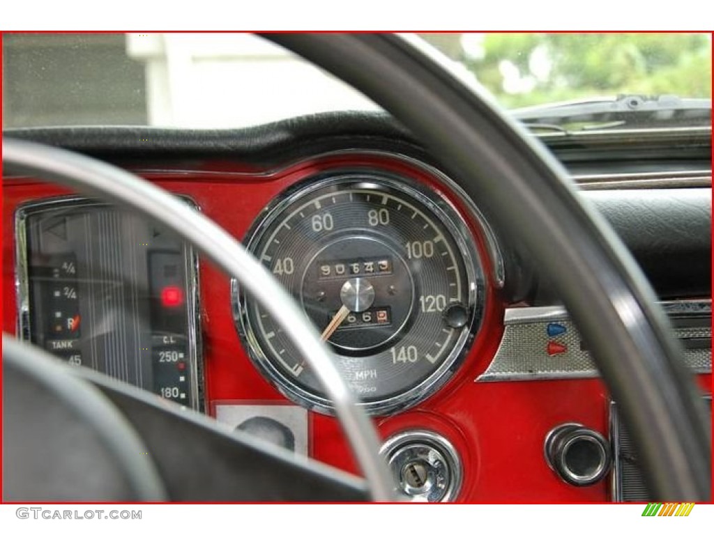 1971 SL Class 280 SL Roadster - Signal Red / Black photo #13