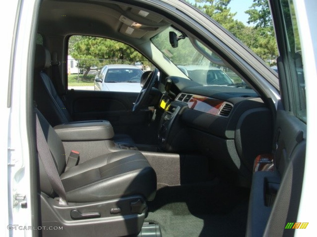 2013 Yukon SLT 4x4 - Summit White / Ebony photo #8