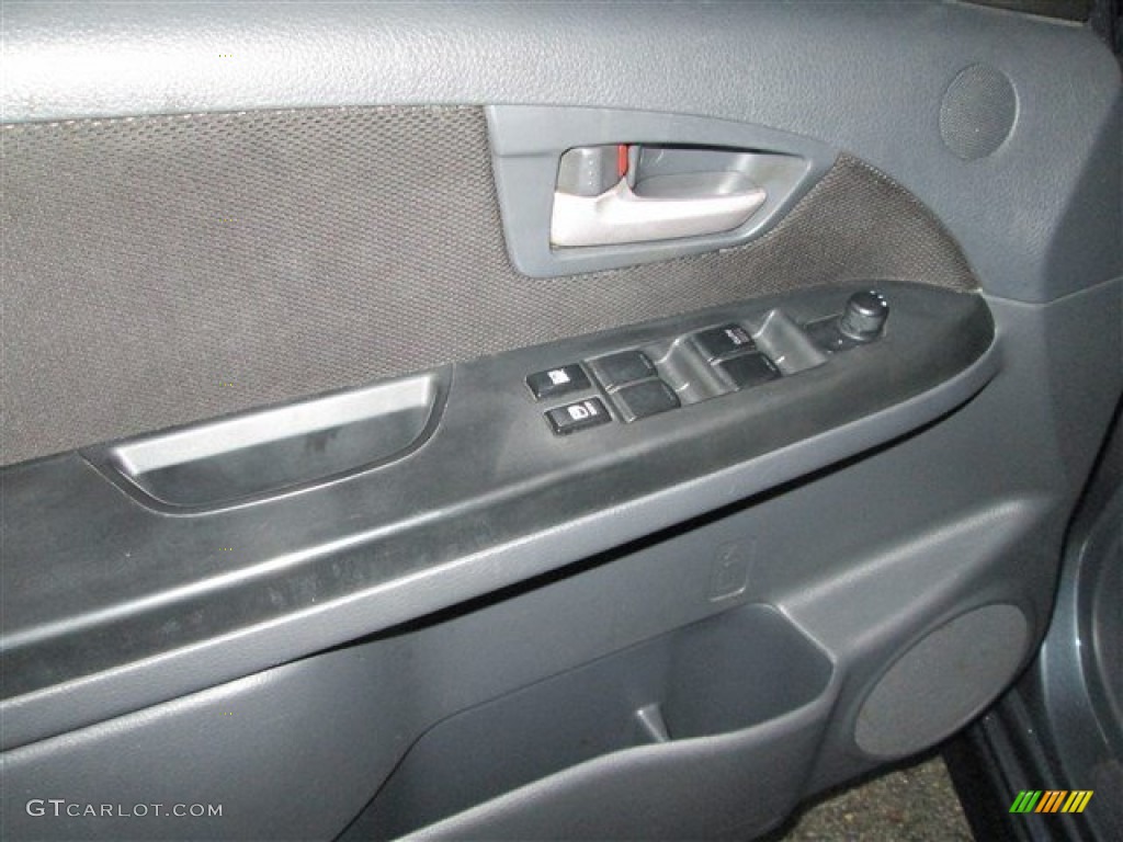 2008 SX4 Sport Sedan - Azure Grey Metallic / Black photo #14