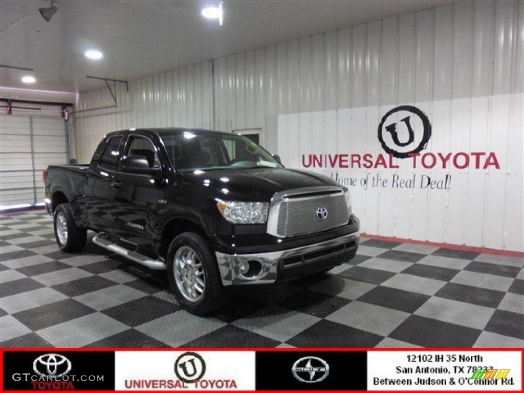 2011 Tundra Texas Edition Double Cab - Black / Graphite Gray photo #1