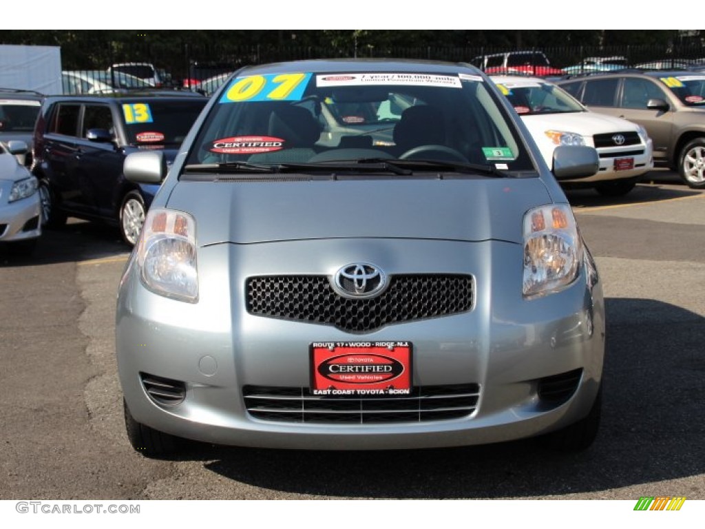 2007 Yaris 3 Door Liftback - Meteorite Metallic / Dark Charcoal photo #2