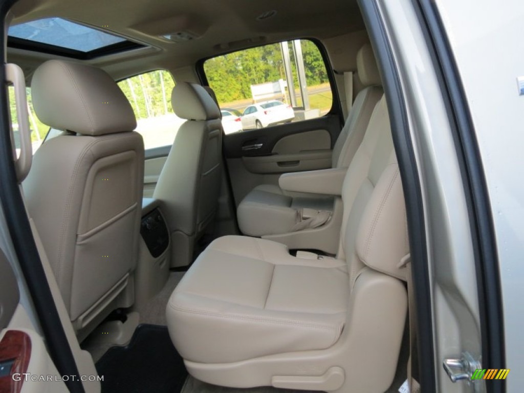 2014 Suburban LTZ - Champagne Silver Metallic / Light Cashmere/Dark Cashmere photo #12