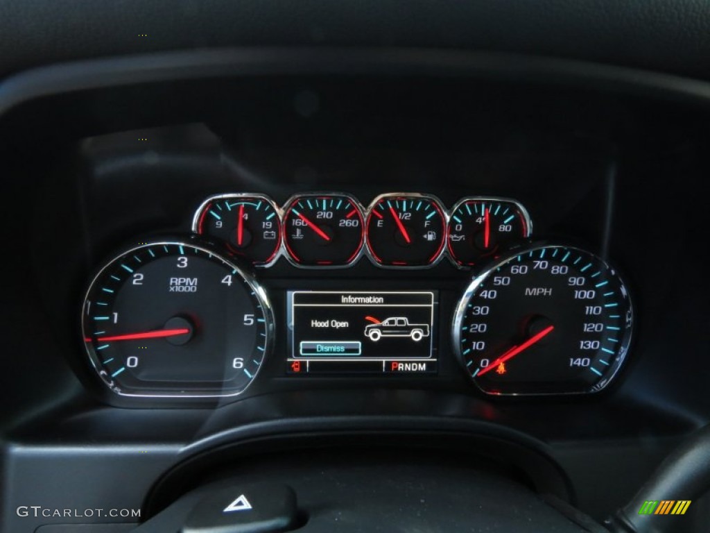 2014 Chevrolet Silverado 1500 LTZ Crew Cab Gauges Photo #85966155