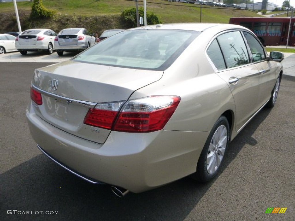 2014 Accord EX-L V6 Sedan - Champagne Frost Pearl / Ivory photo #3