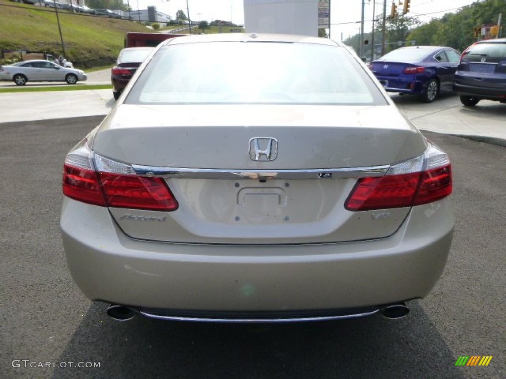 2014 Accord EX-L V6 Sedan - Champagne Frost Pearl / Ivory photo #4