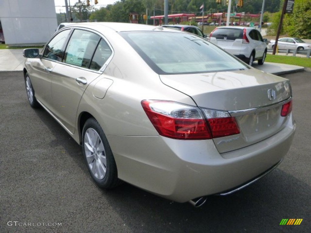 2014 Accord EX-L V6 Sedan - Champagne Frost Pearl / Ivory photo #5
