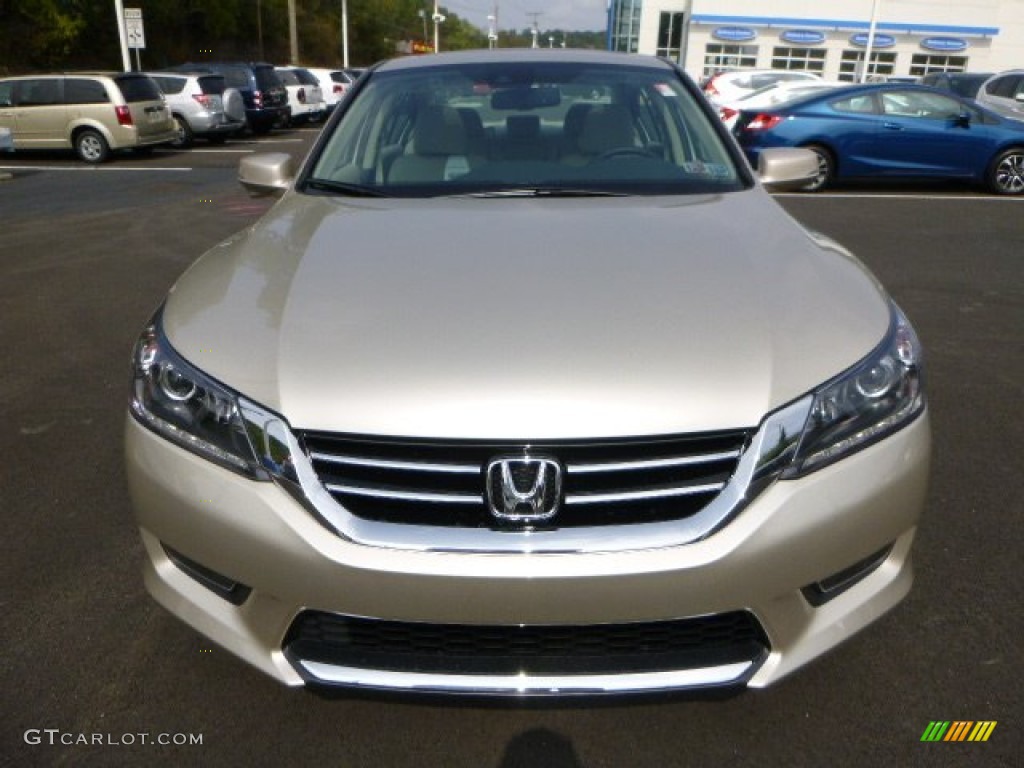 2014 Accord EX-L V6 Sedan - Champagne Frost Pearl / Ivory photo #8
