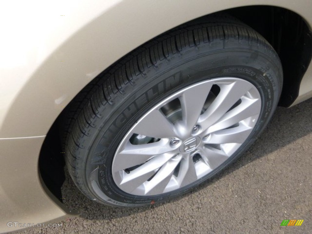 2014 Accord EX-L V6 Sedan - Champagne Frost Pearl / Ivory photo #9