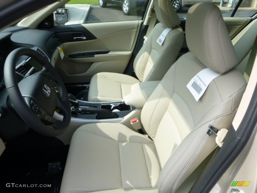 2014 Accord EX-L V6 Sedan - Champagne Frost Pearl / Ivory photo #10
