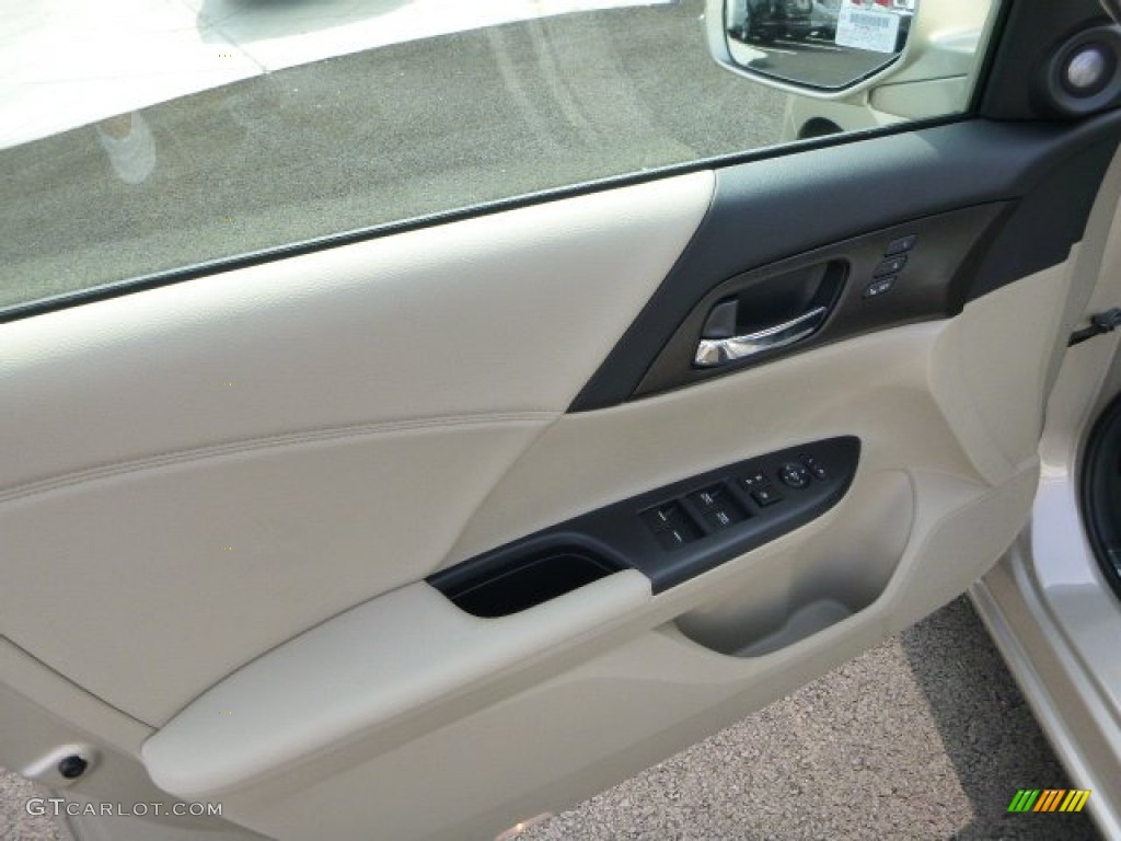2014 Accord EX-L V6 Sedan - Champagne Frost Pearl / Ivory photo #13