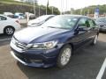 2014 Obsidian Blue Pearl Honda Accord EX-L Sedan  photo #7