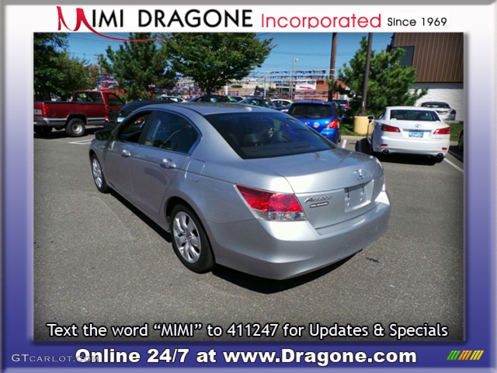 2010 Accord EX-L Sedan - Alabaster Silver Metallic / Black photo #10