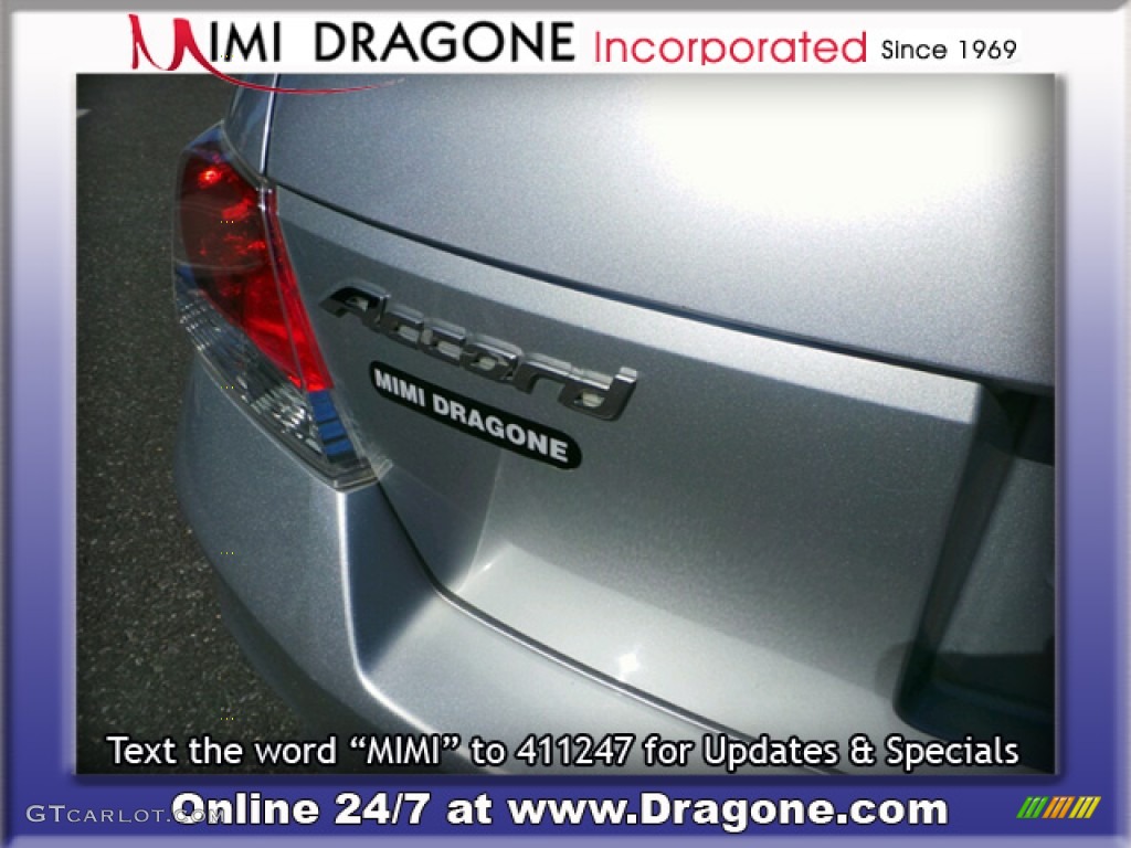 2010 Accord EX-L Sedan - Alabaster Silver Metallic / Black photo #13