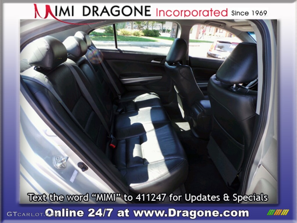 2010 Accord EX-L Sedan - Alabaster Silver Metallic / Black photo #15