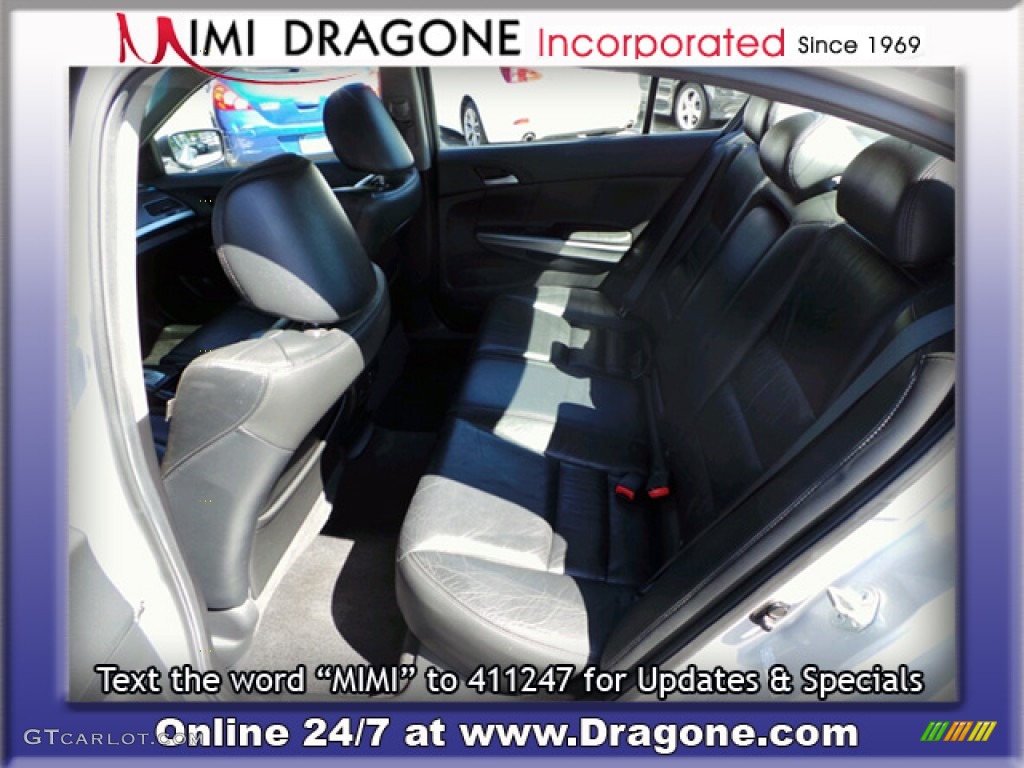 2010 Accord EX-L Sedan - Alabaster Silver Metallic / Black photo #16