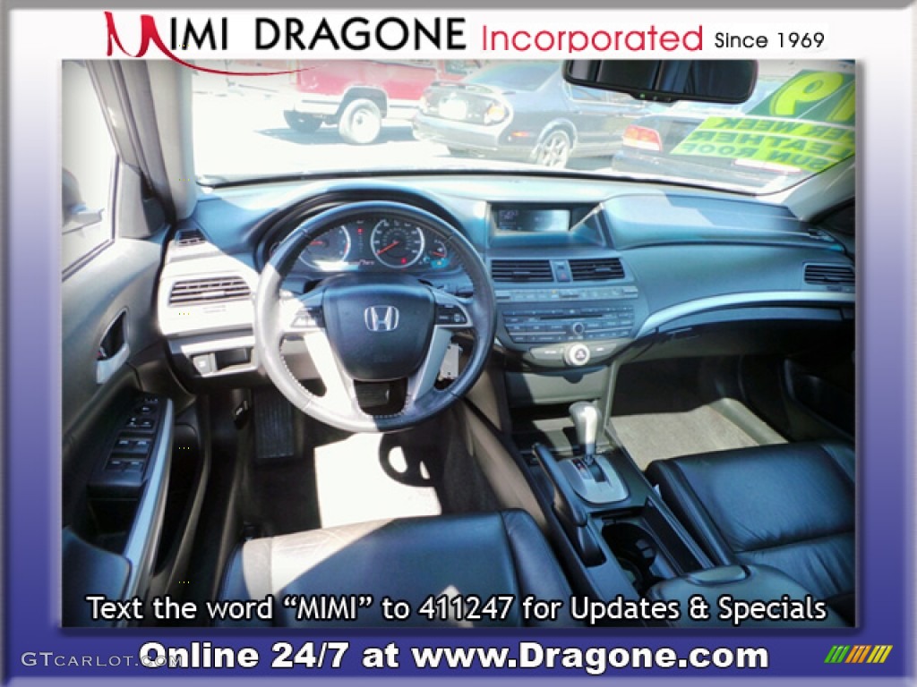 2010 Accord EX-L Sedan - Alabaster Silver Metallic / Black photo #17