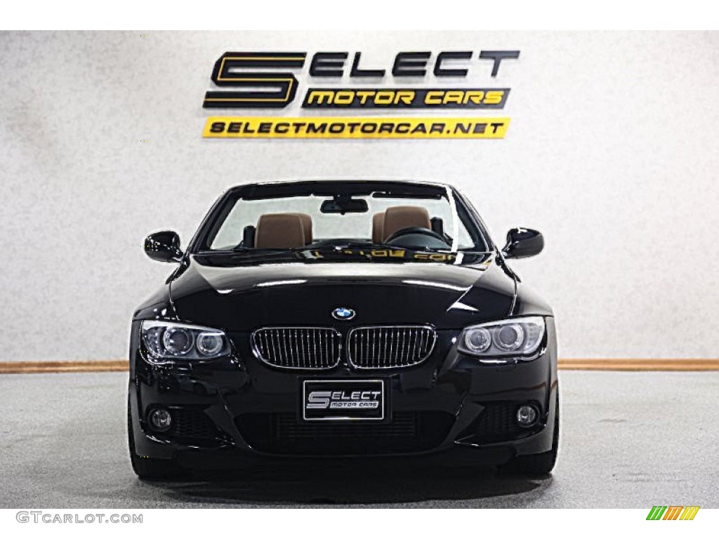 2011 3 Series 335i Convertible - Jet Black / Saddle Brown Dakota Leather photo #3