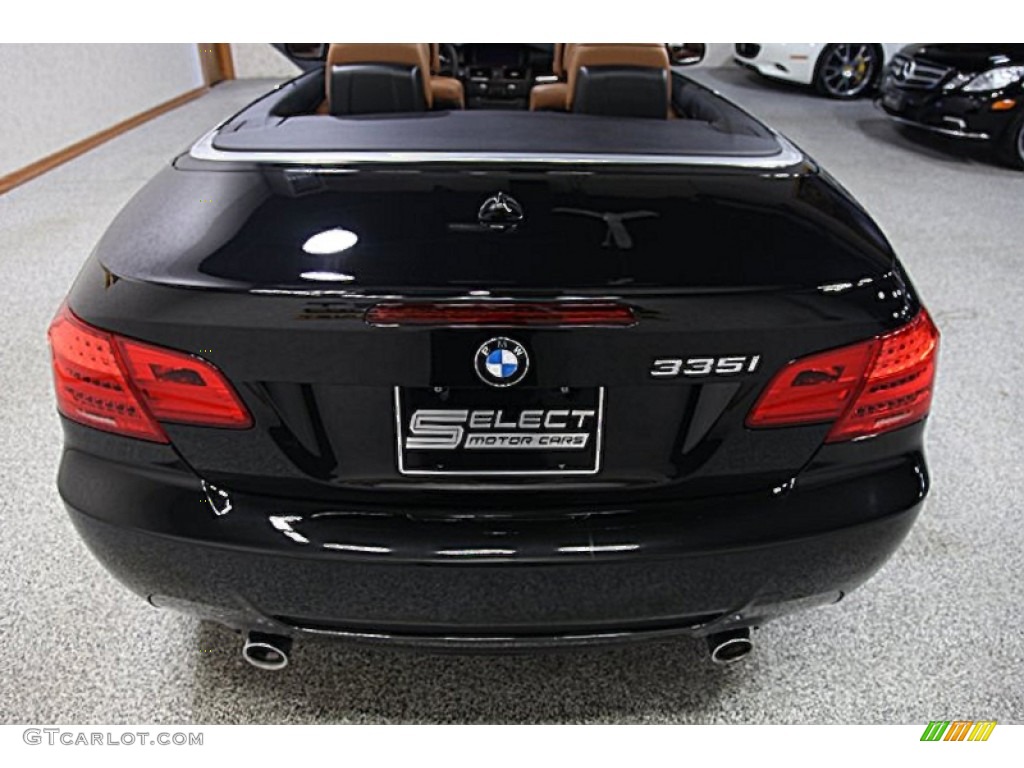 2011 3 Series 335i Convertible - Jet Black / Saddle Brown Dakota Leather photo #6