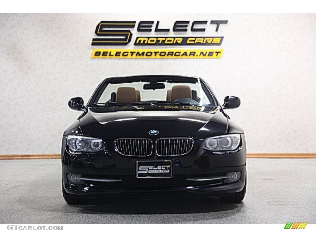 2011 3 Series 335i Convertible - Jet Black / Saddle Brown Dakota Leather photo #3