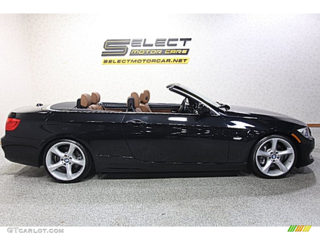2011 3 Series 335i Convertible - Jet Black / Saddle Brown Dakota Leather photo #5
