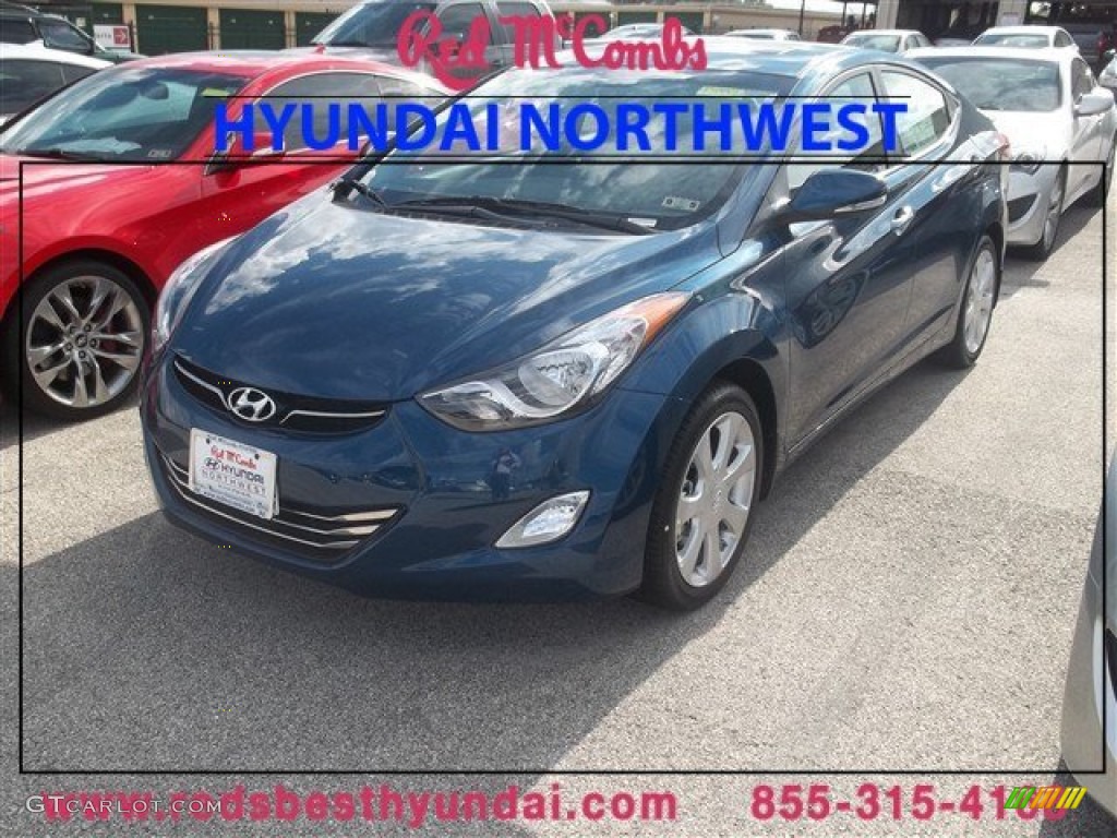 Windy Sea Blue Hyundai Elantra