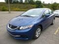 2013 Dyno Blue Pearl Honda Civic LX Sedan  photo #7