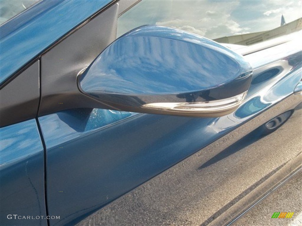 2013 Elantra Limited - Windy Sea Blue / Gray photo #4