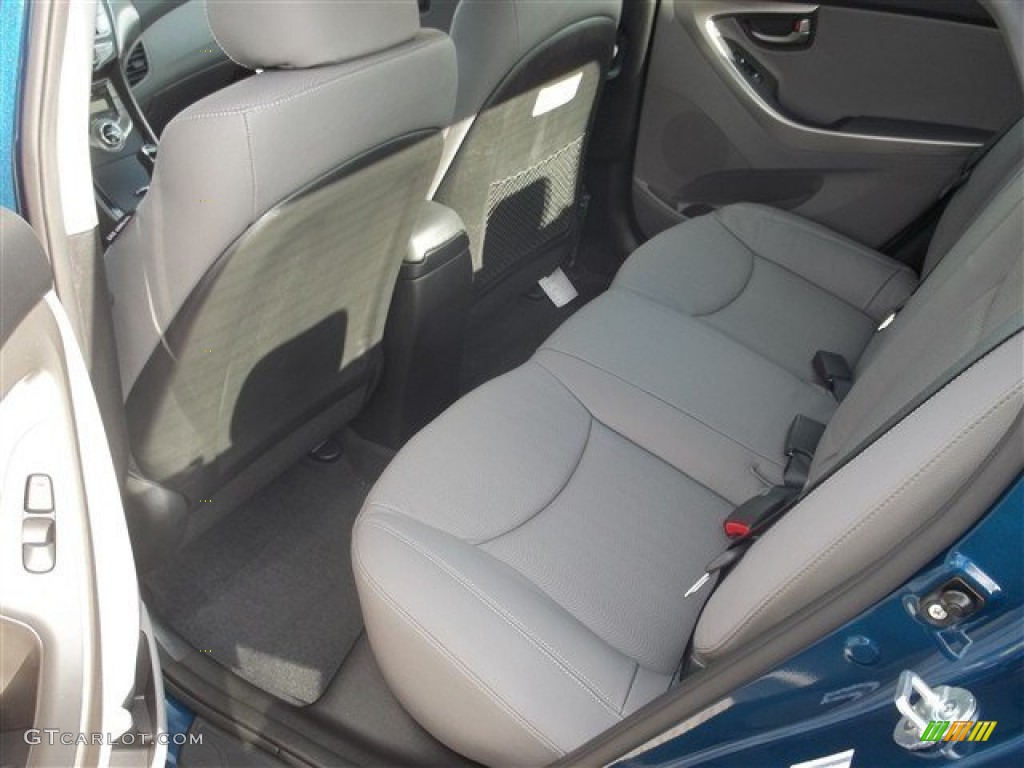 2013 Elantra Limited - Windy Sea Blue / Gray photo #6