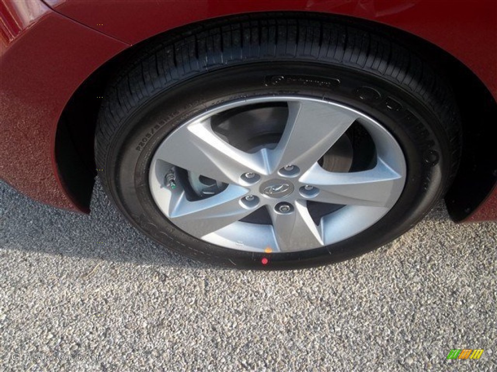2013 Elantra GLS - Sparkling Ruby / Beige photo #3