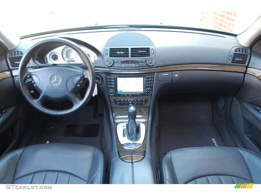 2005 Mercedes-Benz E 55 AMG Sedan Charcoal Dashboard Photo #85970889