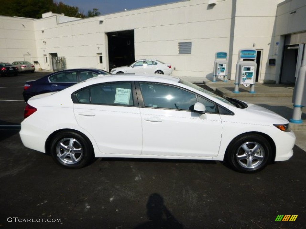 Taffeta White 2012 Honda Civic NGV Sedan Exterior Photo #85971147