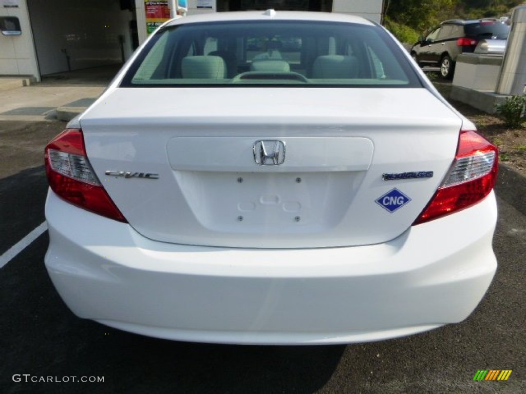 Taffeta White 2012 Honda Civic NGV Sedan Exterior Photo #85971183