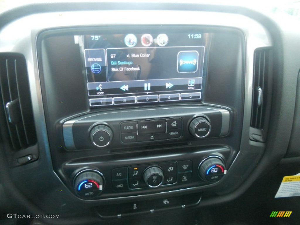 2014 Silverado 1500 LT Double Cab 4x4 - Brownstone Metallic / Jet Black photo #11