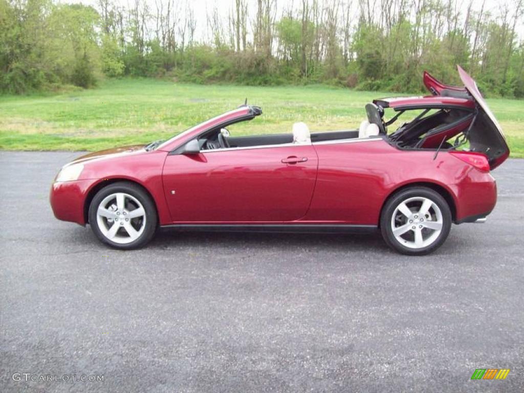 2009 G6 GT Convertible - Performance Red Metallic / Light Taupe photo #11