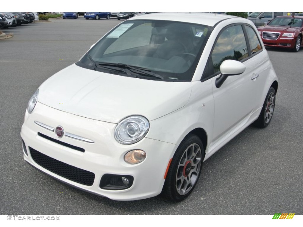 Bianco (White) 2013 Fiat 500 Sport Exterior Photo #85972593