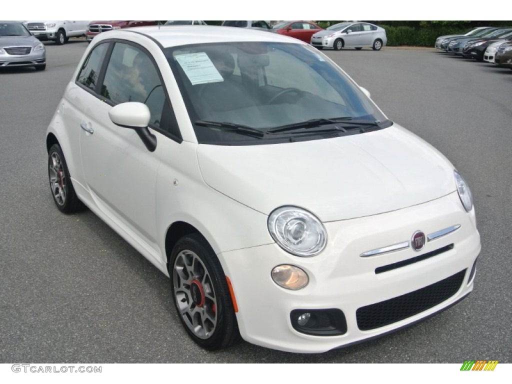 Bianco (White) 2013 Fiat 500 Sport Exterior Photo #85972617