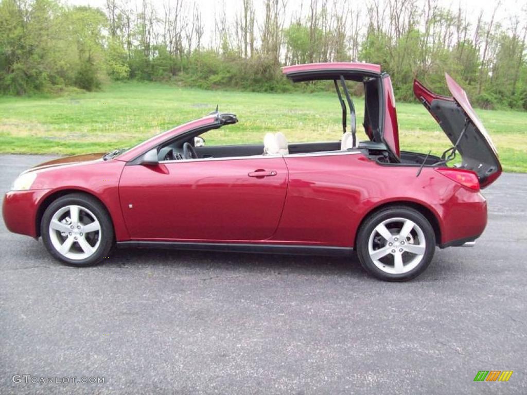 2009 G6 GT Convertible - Performance Red Metallic / Light Taupe photo #12